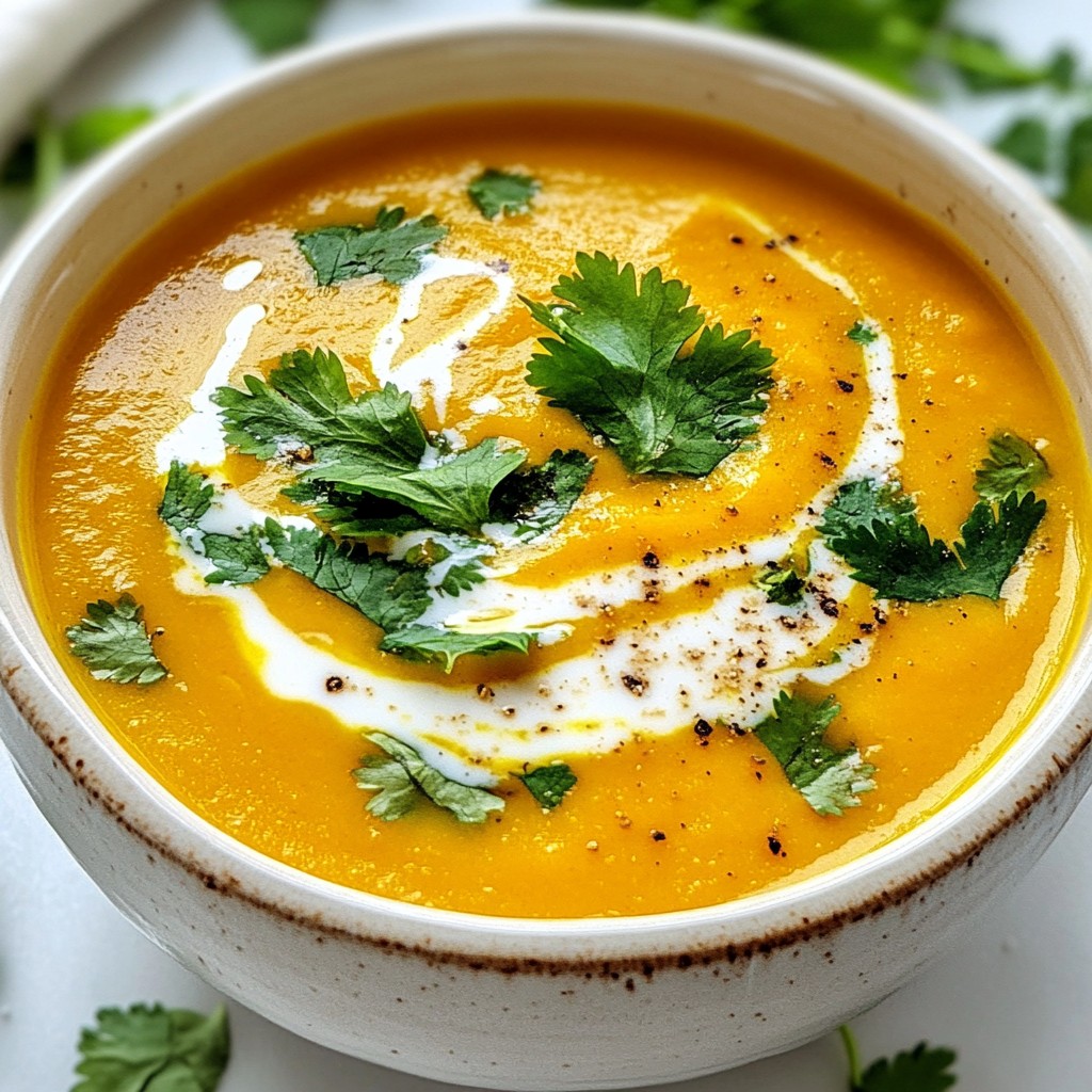 Cozy Carrot Ginger Soup Warm and Nourishing Recipe