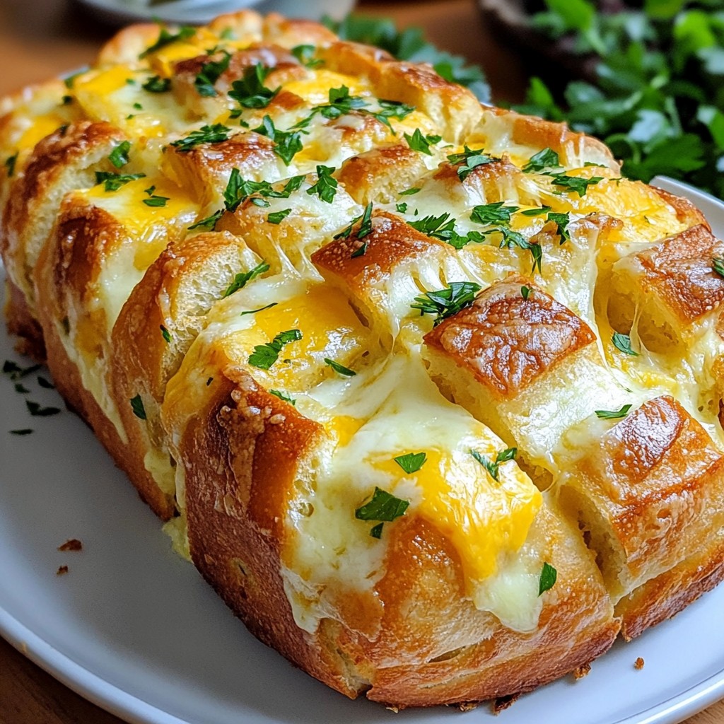 Cheesy Garlic Pull-Apart Bread Irresistible Delight