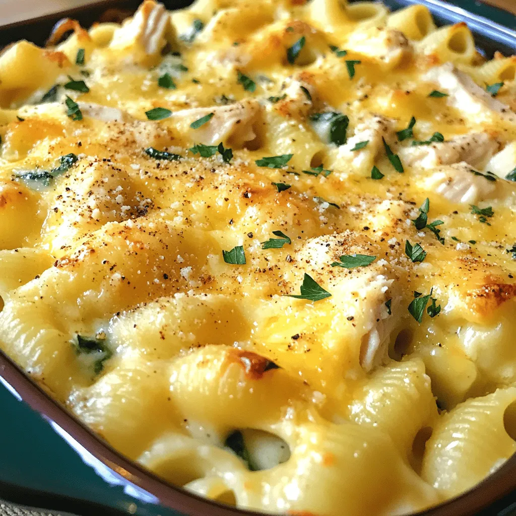 Easy Chicken Alfredo Bake Comforting and Simple Meal
